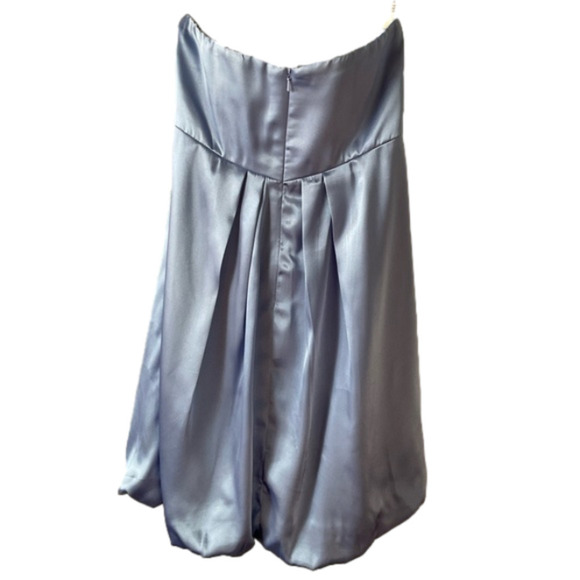 Bari Jay - Blue Satin Bubble  Cocktail Dress - Wedding Guest Dress!! - S… - Picture 4 of 5